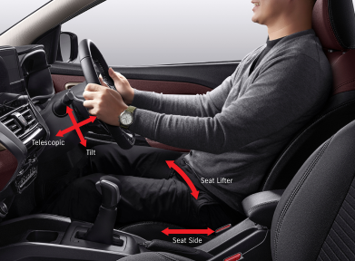 Tilt & Telescopic (SGX Only) Steering